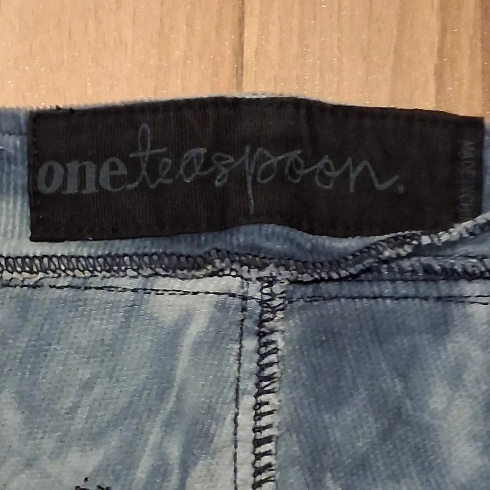 Oneteaspoon Tie Dye Cord Ziggy's Super Flare Bell Bottom Pants - Picture 8 of 11